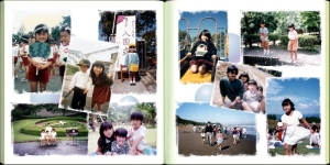 製本レターブック絵本のページ 写真集